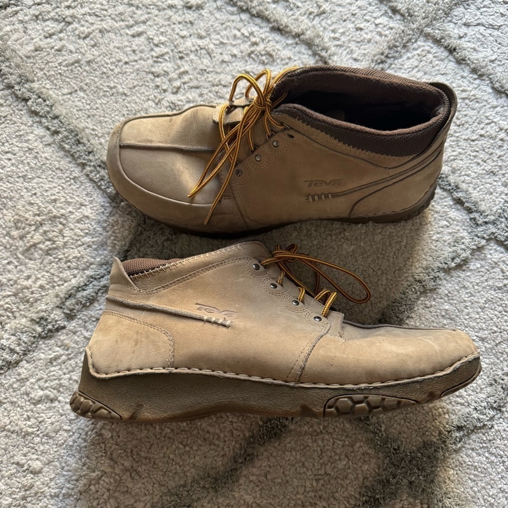 Teva chukka boots leather tan brown 6738 size 11